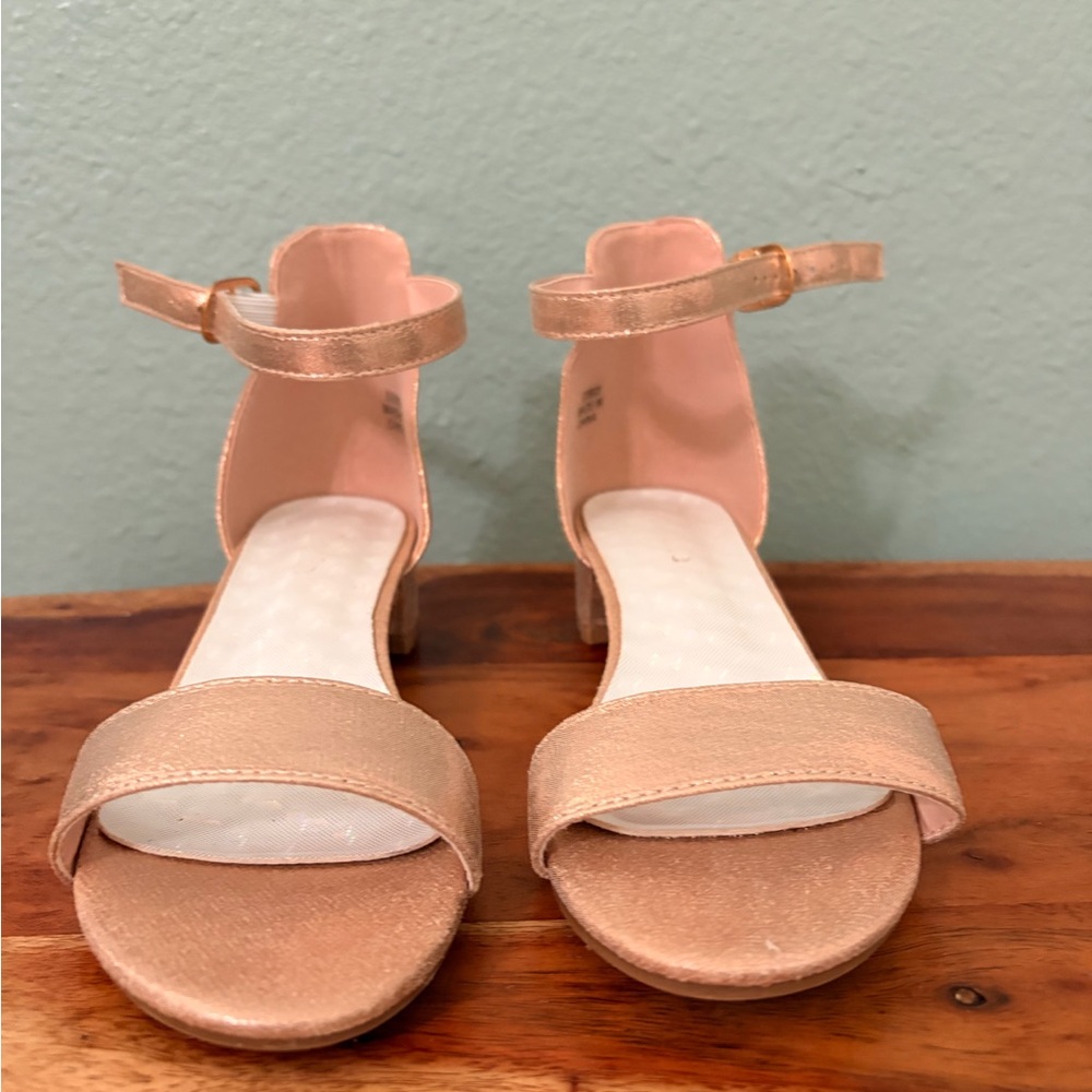 Kids Rose Gold Flats
